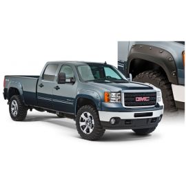 Bushwacker 07-10 GMC Sierra 3500 Fleetside Boss Pocket Style Flares 4pc Excludes Dually - Black buy in USA