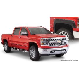 Bushwacker 15-18 Chevy Silverado 2500 HD Fleetside Pocket Style Flares 4pc 78.8/97.8in Bed - Black buy in USA