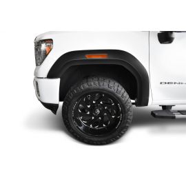 Bushwacker 20-21 GMC Sierra 2500HD Extend-A-Fender Style Flares Front 4pc - Black buy in USA