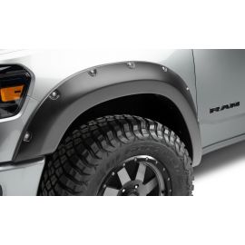 Bushwacker 19-22 Ram 1500 (Excl. Rebel/TRX) 76.3 & 67.4in Bed Pocket Style Flares 4pc Set - Black buy in USA