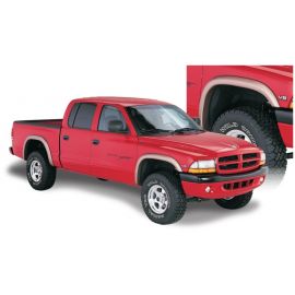 Bushwacker 97-04 Dodge Dakota Fleetside Extend-A-Fender Style Flares 4pc - Black buy in USA