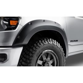 Bushwacker 19-22 Ram 1500 (Excl. Rebel/TRX) 76.3 & 67.4in Bed Forge Style Flares 4pc - Tex. Blk buy in USA