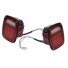 Rugged Ridge LED Tail Light Set 76-06 Jeep CJ Jeep Wrangler buy in USA