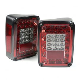 Rugged Ridge Led Tail Light Set Smoke 07-18 Jeep Wrangler buy in USA