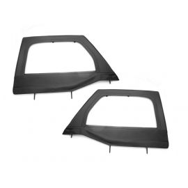 Rugged Ridge Upper Soft Door Kit Front Black Diamond 07-18 Jeep Wrangler JK buy in USA