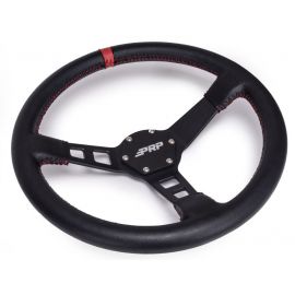 PRP Deep Dish Leather Steering Wheel- Red buy in USA