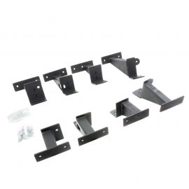 Go Rhino 2020+ Jeep Gladiator JT 4DR Crew Cab Dominator Xtreme Frame Slider Mounting Brackets Only buy in USA