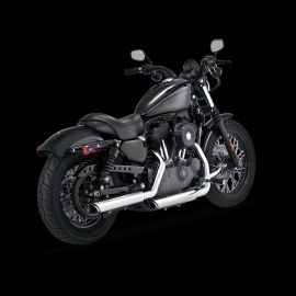 Vance & Hines HD Sportster 04-13 Twin Slash 3In Slip-On Exhaust buy in USA