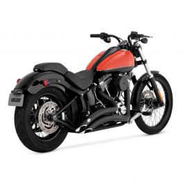 Vance & Hines HD Softail 86-17 Big Radius 2-2 Black PCX Full System Exhaust buy in USA