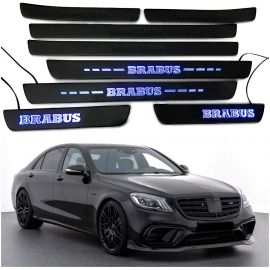 W222 Special Edition Style S65 S500 S550 S600 Mercedes-Benz S Class Entrance mouldings LED Illuminated Door Sills Interior Trims buy in USA