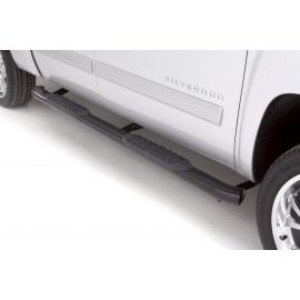 Lund 10-17 Dodge Ram 2500 Mega Cab 5in. Oval Curved Steel Nerf Bars - Black buy in USA