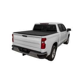 Access LOMAX Tri-Fold Cover Black Urethane Finish 19+ Chevrolet Silverado 1500 - 6ft 6in Bed buy in USA