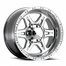 Raceline 886 Renegade 16x8in / 6x139.7 BP / 0mm Offset / 107.95mm Bore - Polished Wheel buy in USA