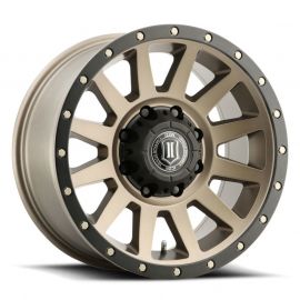 ICON Compression 18x9 8x6.5 12mm Offset 5.5in BS Bronze Wheel buy in USA