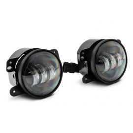 Raxiom 07-22 Jeep Wrangler JK/JL Axial Series Tri-Bar LED Fog Lights- White buy in USA