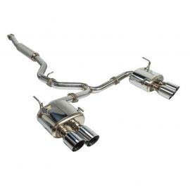 Remark 2015+ Subaru WRX/STi 4in Quad Cat-Back Exhaust Stainless Single Non-Resonated buy in USA