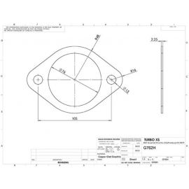 Turbo XS 2-Bolt High Temperature Exhaust Gasket 76mm/3in ID (Single) buy in USA