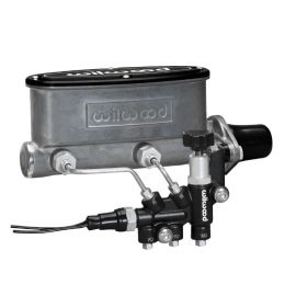 Wilwood HV Tandem M/C Kit w L/H Bracket & Prop Valve - 1in Bore buy in USA