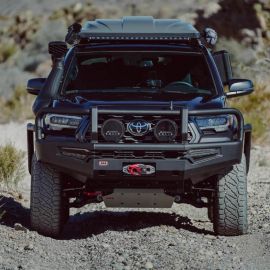 ARB 16-23 Toyota Tacoma Summit MKII Bumper Kit w/ LED Fog Lights & Winch Install Kit - Black buy in USA