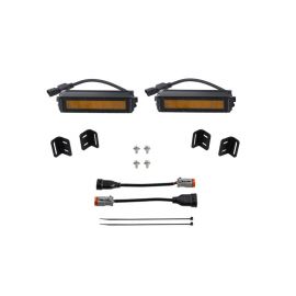 Diode Dynamics 2022 Toyota Tundra SS6 LED Fog Light Kit - Amber Wide buy in USA