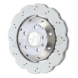 SHW 13-15 Audi RS5 4.2L Rear Drilled-Dimpled Lightweight Wavy Brake Rotor (8T0615601A) buy in USA