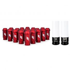 Mishimoto Aluminum Locking Lug Nuts M12x1.25 20pc Set Red buy in USA