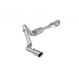 MBRP 19-24 GM 1500 Silverado/Sierra 2.7L T304 SS 3in Cat-Back w/ Single Side 4in Dual Wall Tip buy in USA