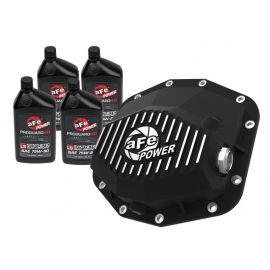 aFe POWER 21-22 Ram1500 TRX Hemi V8 6.2L PRO Series Rear Diff Cover Black w/Machined Fins & Gear Oil buy in USA