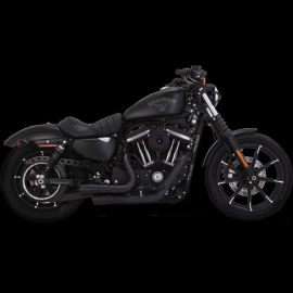 Vance & Hines HD Sportster 04-22 Mini Grenades Black PCX Full System Exhaust buy in USA