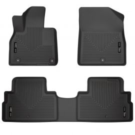 Husky Liners 20-22 Hyundai Palisade Weatherbeater Black Front & 2nd Seat Floor Liners buy in USA