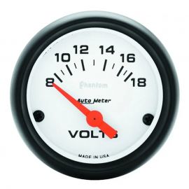 Autometer Phantom 52mm 8-18V Electronic Voltmeter Gauge buy in USA