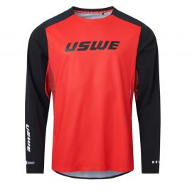 USWE Lera Off-Road Jersey Adult Flame Red - XL buy in USA