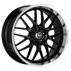 Enkei Lusso 18x8 45mm Offset 5x112 Bolt Pattern 72.6 Bore Black w/ Machined Lip Wheel buy in USA