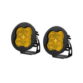 Diode Dynamics SS3 LED Pod Sport - Yellow SAE Fog Round (Pair) buy in USA