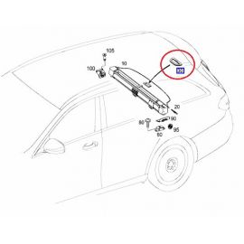 Original Mercedes-Benz Griff für Gepäckraumrollo E-Klasse 213 buy in USA