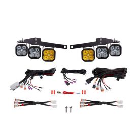 Diode Dynamics 17-20 Ford Raptor SS3 LED Fog Light Kit - Yellow Sport buy in USA