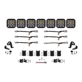 Diode Dynamics SS5 Pro Universal CrossLink 7-Pod Lightbar - White Driving buy in USA