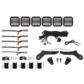 Diode Dynamics 17-20 Ford Raptor SS5 Grille CrossLink Lightbar Kit - Pro White Combo buy in USA