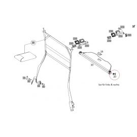 Orig. Mercedes-Benz Halter Verriegelung Rollo Laderaumabdeckung GLB 247 buy in USA