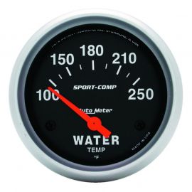 Autometer Sport-Comp 66.7mm 100-250 Deg F Short Sweep Electronic Water Temperature Gauge buy in USA