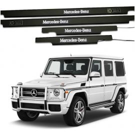 W463 W461 G55 G65 G63 G500 G Wagon G class Mercedes-Benz Entrance mouldings LED Illuminated Door Sills Interior Trims buy in USA