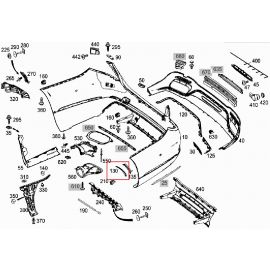 Original Mercedes-Benz Radlaufverbreiterung Radlaufabdeckung links & rechts buy in USA