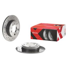 Brembo 00-06 Audi TT/98-10 VW Beetle/99-06 Golf Rear Premium Xtra Cross Drilled UV Coated Rotor buy in USA