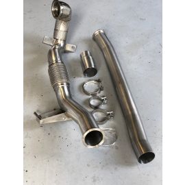 ✯✯✯✯✯ Design 200cpsi Catted 3.5' Downpipe V2 MQB AWD VW Golf MK8 R Audi S3 8Y 2.0T EA888 buy in USA