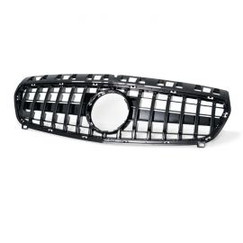 Exon Gloss Black GT Style Panamericana Grille for Mercedes Benz A-Class & A45 AMG W176 Pre-Facelift (12-15) buy in USA