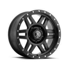 ICON Six Speed 17x8.5 5x150 25mm Offset 5.75in BS 116.5mm Bore Satin Black Wheel buy in USA