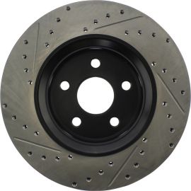 StopTech 11-12 Dodge Durango Sport Drilled & Slotted Front Passenger-Side Brake Rotor buy in USA