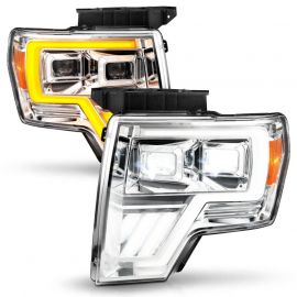 ANZO 09-14 Ford F-150 Full LED Proj Headlights w/Initiation Feature - Chrome buy in USA