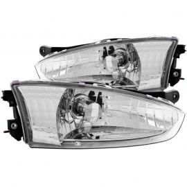 ANZO 1997-2002 Mitsubishi Mirage Crystal Headlights Chrome buy in USA