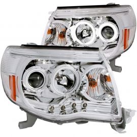 ANZO 2005-2011 Toyota Tacoma Projector Headlights w/ Halos Chrome buy in USA